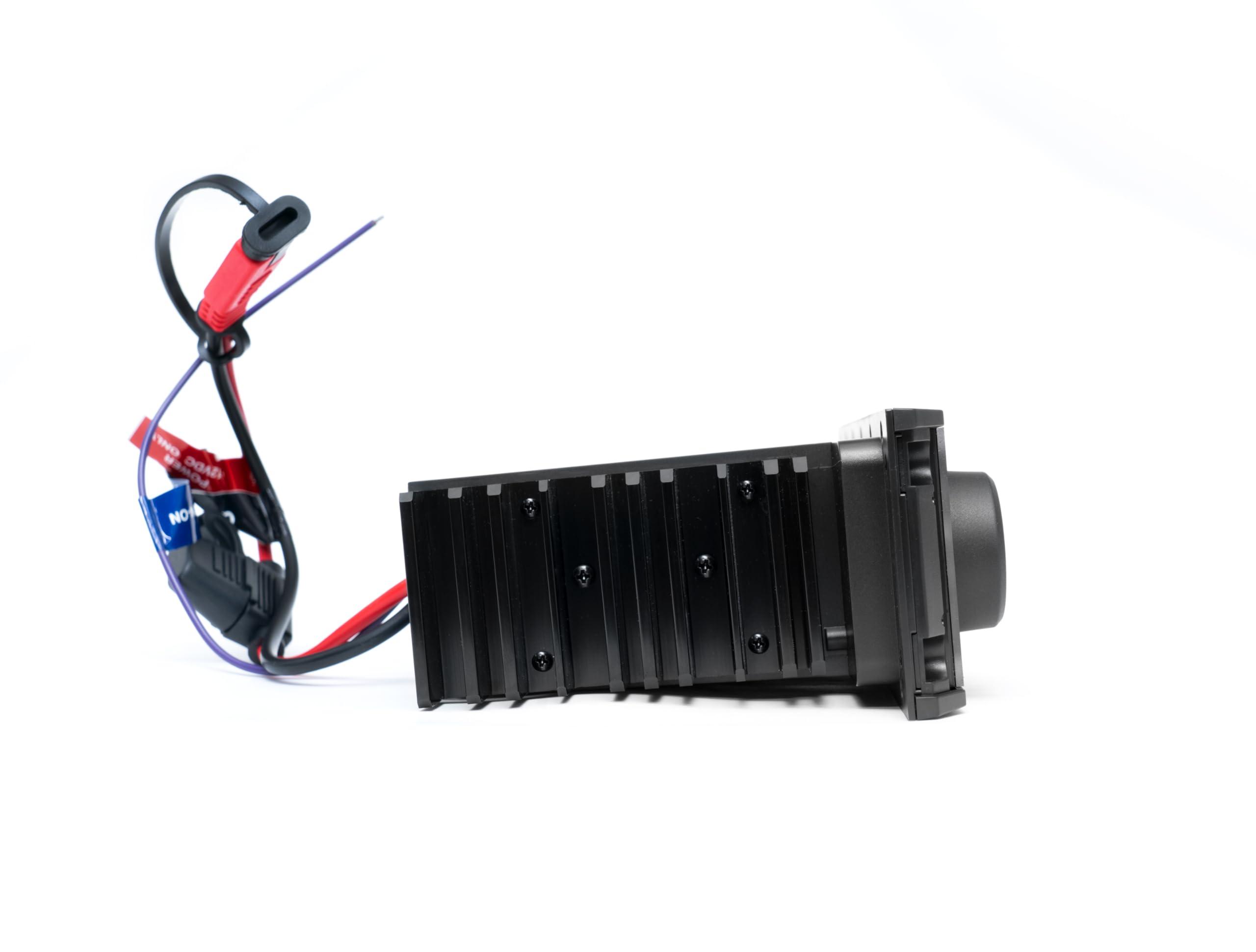 SoundExtreme SoundExtreme by ECOXGEAR Marine AM/FM Stereo Receiver 200-Watt Waterproof Bluetooth Powersports with 6.5-inch Wired Speakers Kit (DIN Style)