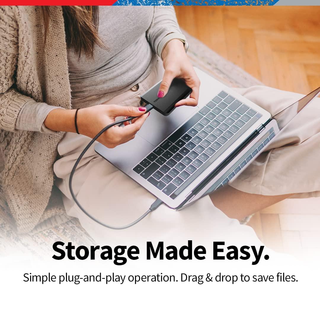 Toshiba Toshiba Canvio Basics 1TB Portable External Hard Drive USB 3.0, Black - HDTB510XK3AA & Turtle Beach Recon 50 Xbox Gaming Headset for Xbox Series X/S, Xbox One, PS5, PS4