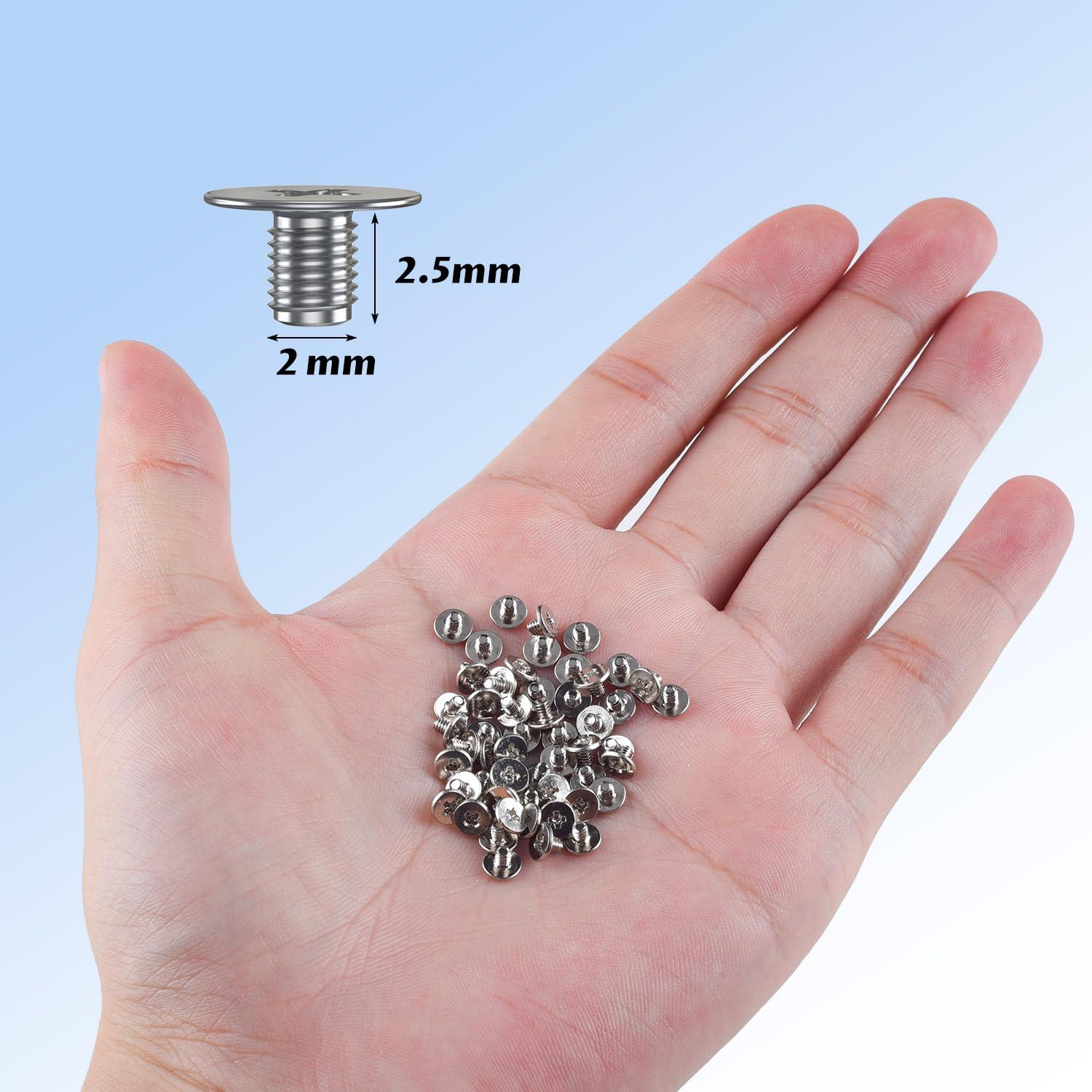 WLXTREE M.2 SSD Mounting Screws Kit,50PCS PCIE NVME M.2 Screws for M.2 NVME SSD Mounting