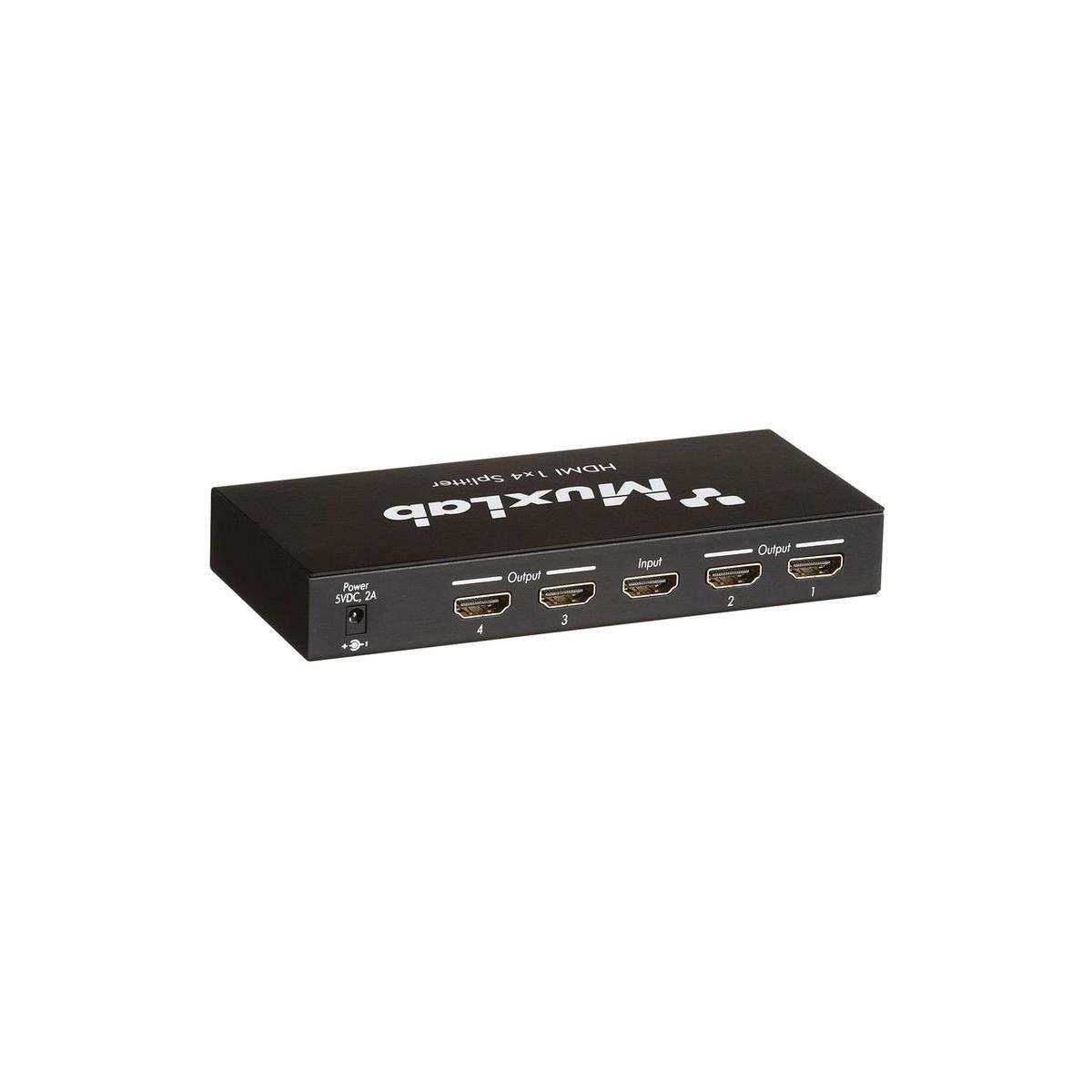 Muxlab 500421 - HDMI 1X4 Splitter 4K