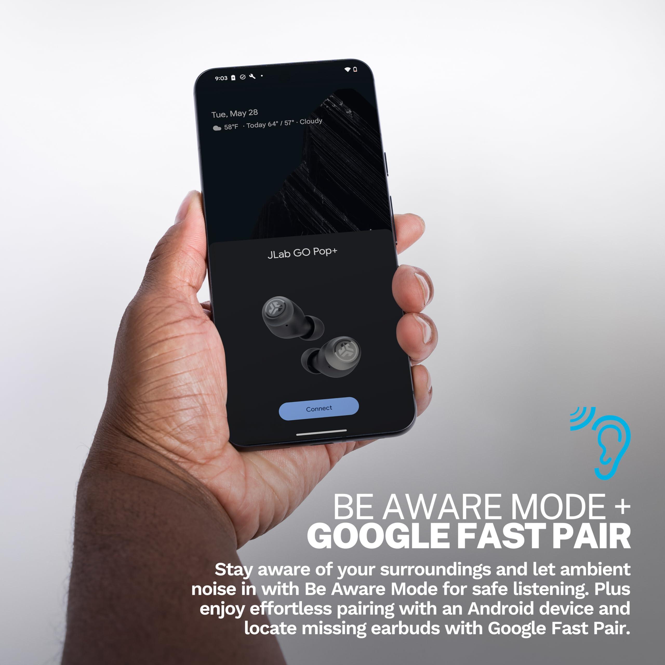 JLab JLab Go Air Tones+ True Wireless Earbuds Designed with Auto On and Connect, Touch Controls, 32+ Hours Bluetooth Playtime, EQ3 Sound, and Dual Connect, Natural Earthtone Color (728 N)