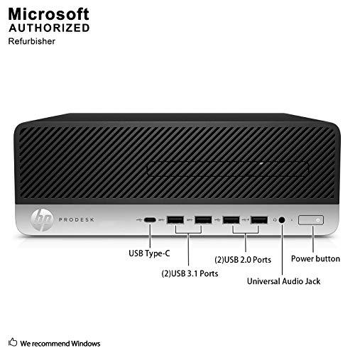 HP HP ProDesk 600 G3 Small Form Factor Business Desktop PC Computer - Intel i5-7500 - 8GB Memory - 256GB SSD - DVDRW - Windows 10 PRO 64-Bit (Renewed)
