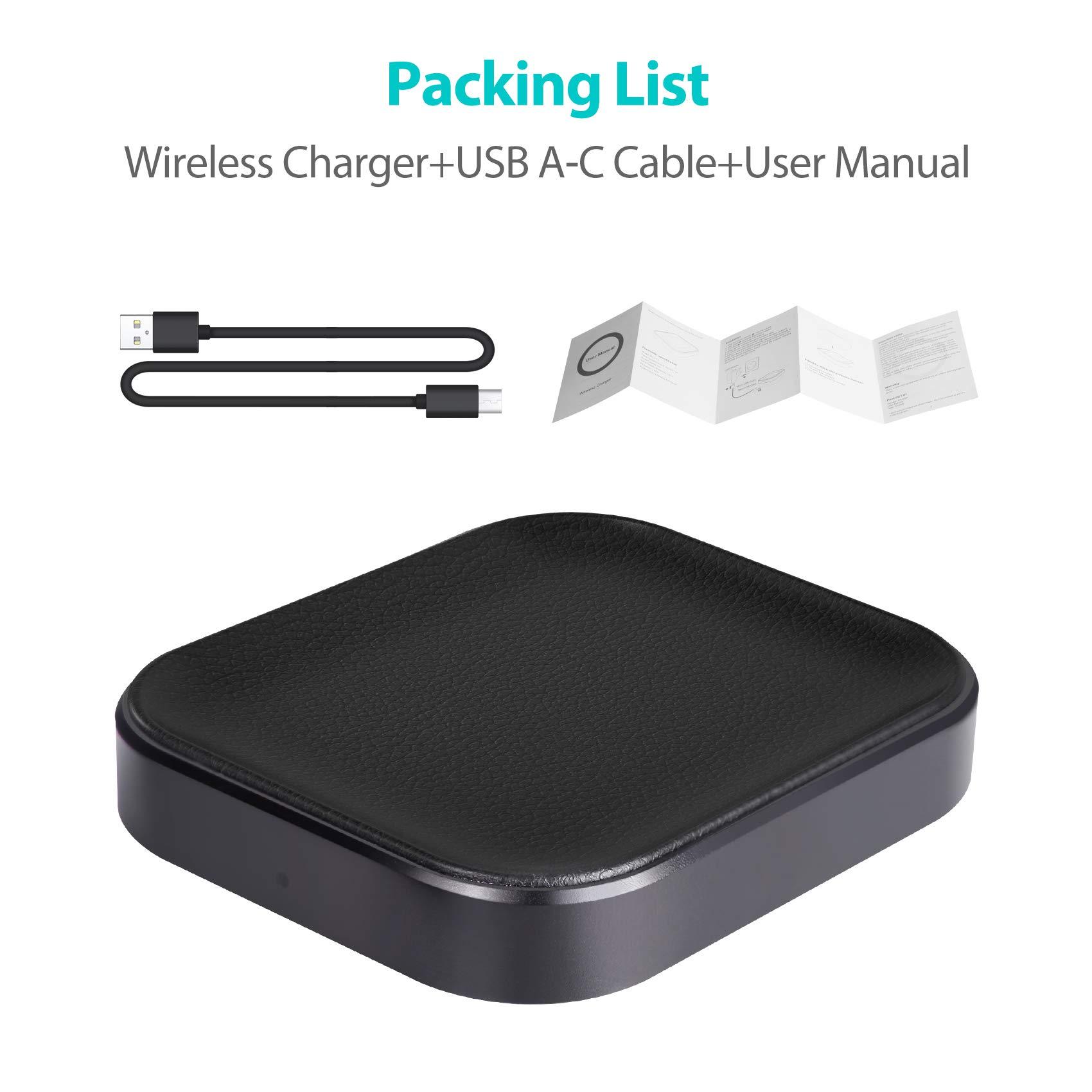 Miroddi Airpods Pro Charger, Wireless Charger for AirPods Pro 2, AirPods Pro 1, AirPods 4 (with ANC), AirPods 3, AirPods 2, AirPods Wireless Charging Station (No AirPods Included), Black