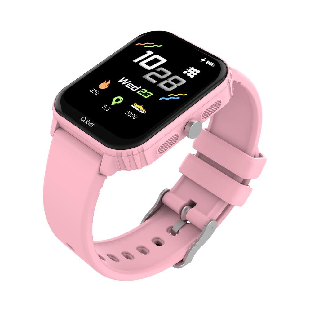 Cubitt Tracking Technologies Cubitt Teens Smart Watch Fitness Tracker for Teens, with Heart Rate, Blood Pressure, Blood Oxygen, Sleep Monitor, 20+ Games, Alarms, Activity Tracker 1.85'' HR Touch Screen, IP68 Waterproof