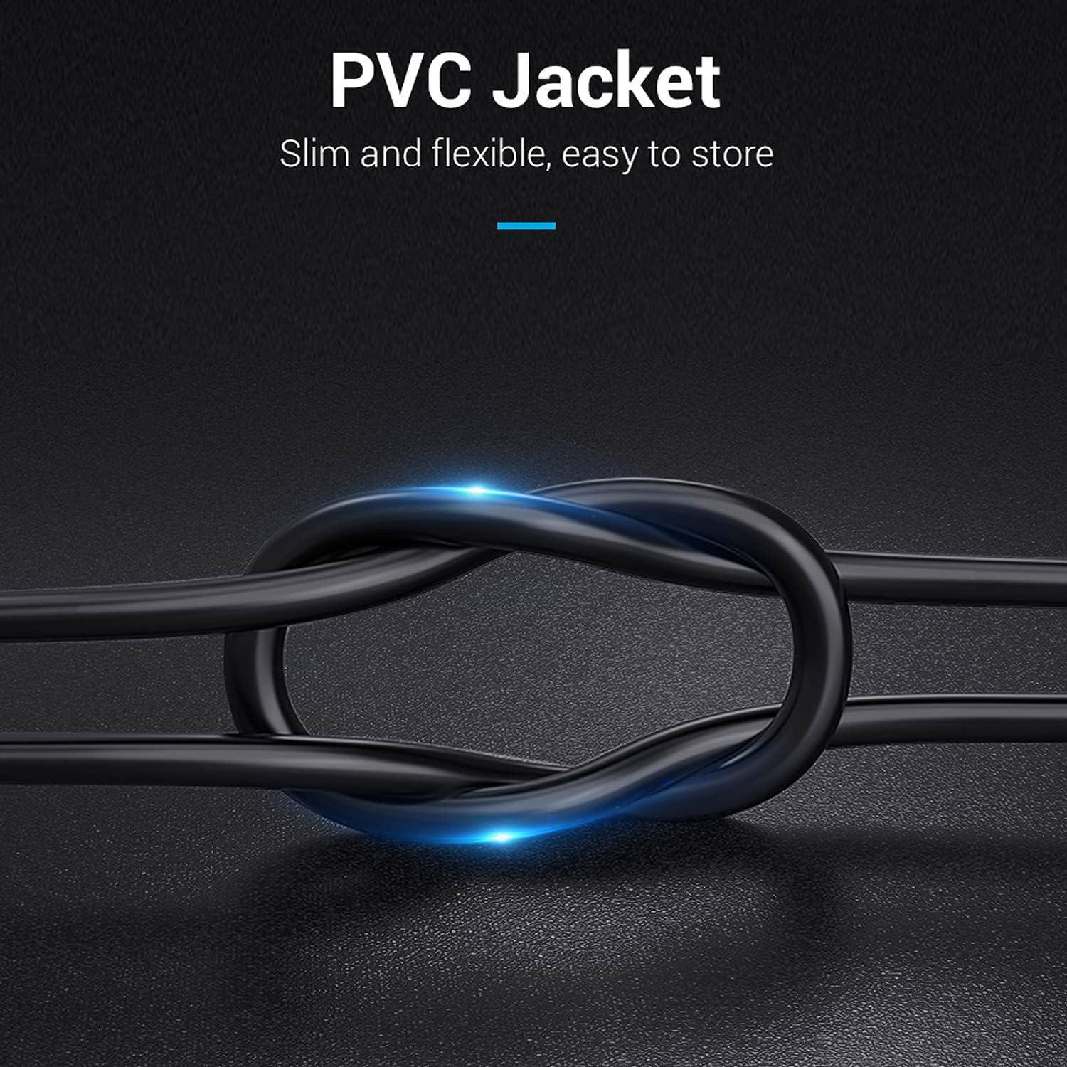 Cmple Cmple - 2 Pack High Speed HDMI Cable 15 ft 4k@60Hz Ultra Thin HDMI 2.0 Cable 4k HDMI Cable, ARC, 3D, 4k HDMI Cord - Flexible