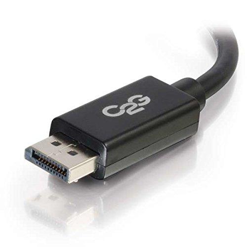 C2G Legrand - C2G DisplayPort 1.2 Male to Male Displayport Cable, Black Display Port Cable, 1 Foot Digital Display Cable, 8k Display Port, 1 Count, C2G 54423