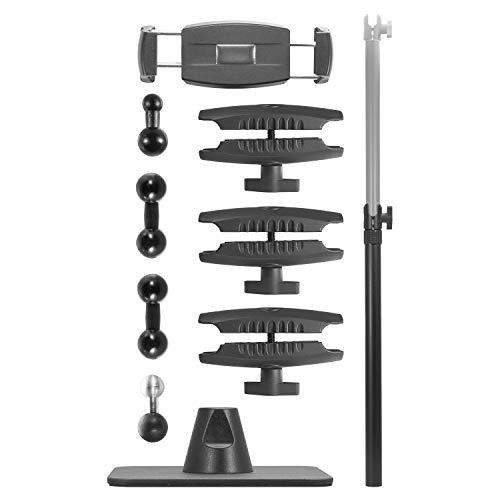 iBOLT iBOLT Stream-Cast Stand Adjustable Overhead Phone Mount for Live Streaming Tutorial Videos and Photos. Great for Crafters, Bakers, Artists- iPhone Xs, Samsung Galaxy S9, Note 9 Etc.