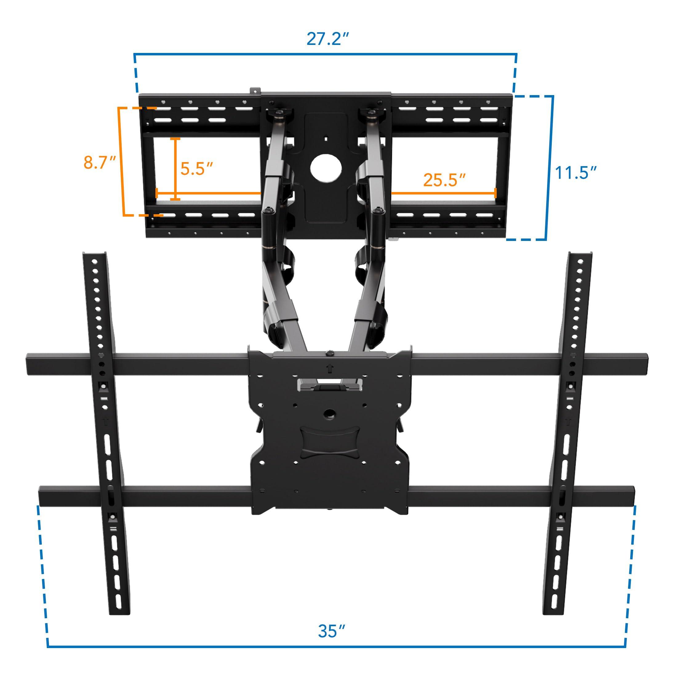 Mount-It! Mount-It! Full Motion TV Wall Mount with 39 Inch Long Extension Arms - 275 Lbs Capacity Heavy Duty Dual Arm TV Mount | Large 800 x 600mm VESA Holds 65 to 110 Inch TVs | Fits 16 and 24 Inch Studs