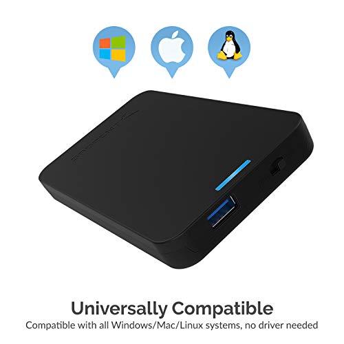 SABRENT SABRENT 2.5 Inch SATA to USB 3.0 Tool Free External Hard Drive Enclosure [Optimized for SSD, Support UASP SATA III] Black (EC UASP)