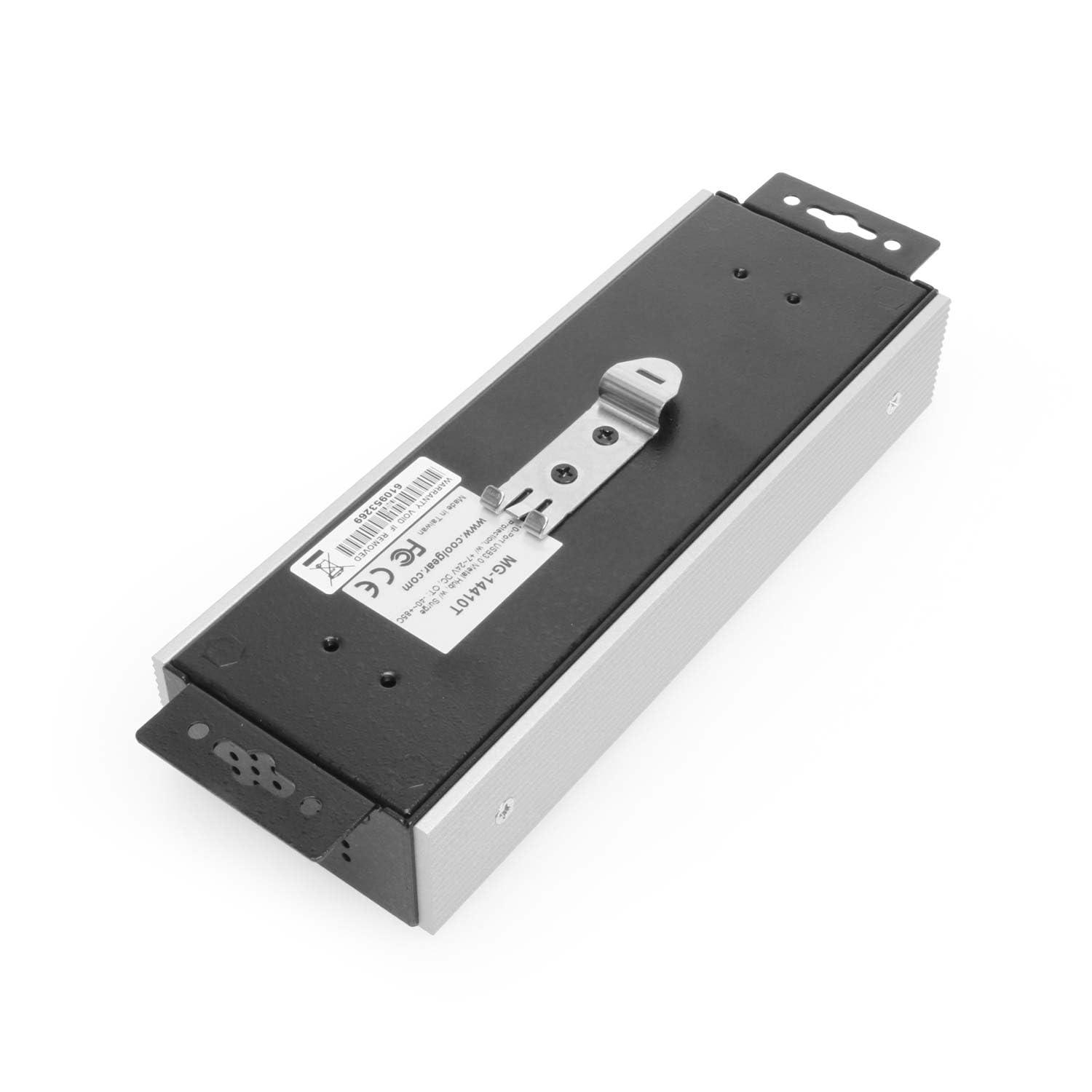 Coolgear Coolgear 10 Port USB 3.2 Gen 1 Industrial Wide Temp. Range Hub