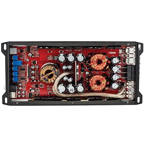 DS18 DS18 CANDY-XXL1B Amplifier in Black - Class D, Monoblock, 3000 Watts Max, Digital, 1/2/4 Ohm, with Remote Subwoofer Level Controller - Compact Mini Amplifier for Speakers in Car Audio System