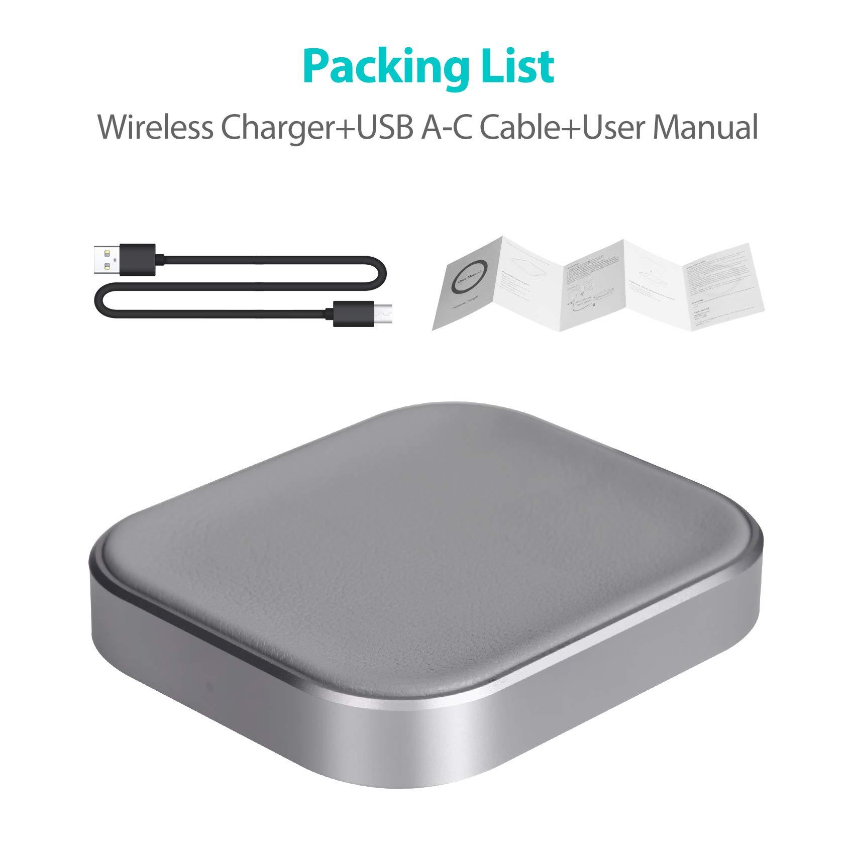 Miroddi Airpods Pro Charger, Wireless Charger for AirPods Pro 2, AirPods Pro 1, AirPods 4 (with ANC), AirPods 3, AirPods 2, AirPods Wireless Charging Station (No AirPods Included), Gray