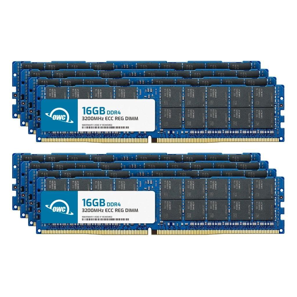 OWC OWC 128GB (8x16GB) DDR4 3200 PC4-25600 CL22 1Rx4 288-pin 1.2V ECC Registered RDIMM Memory RAM Module Upgrade Kit Compatible with Cisco UCS C4200
