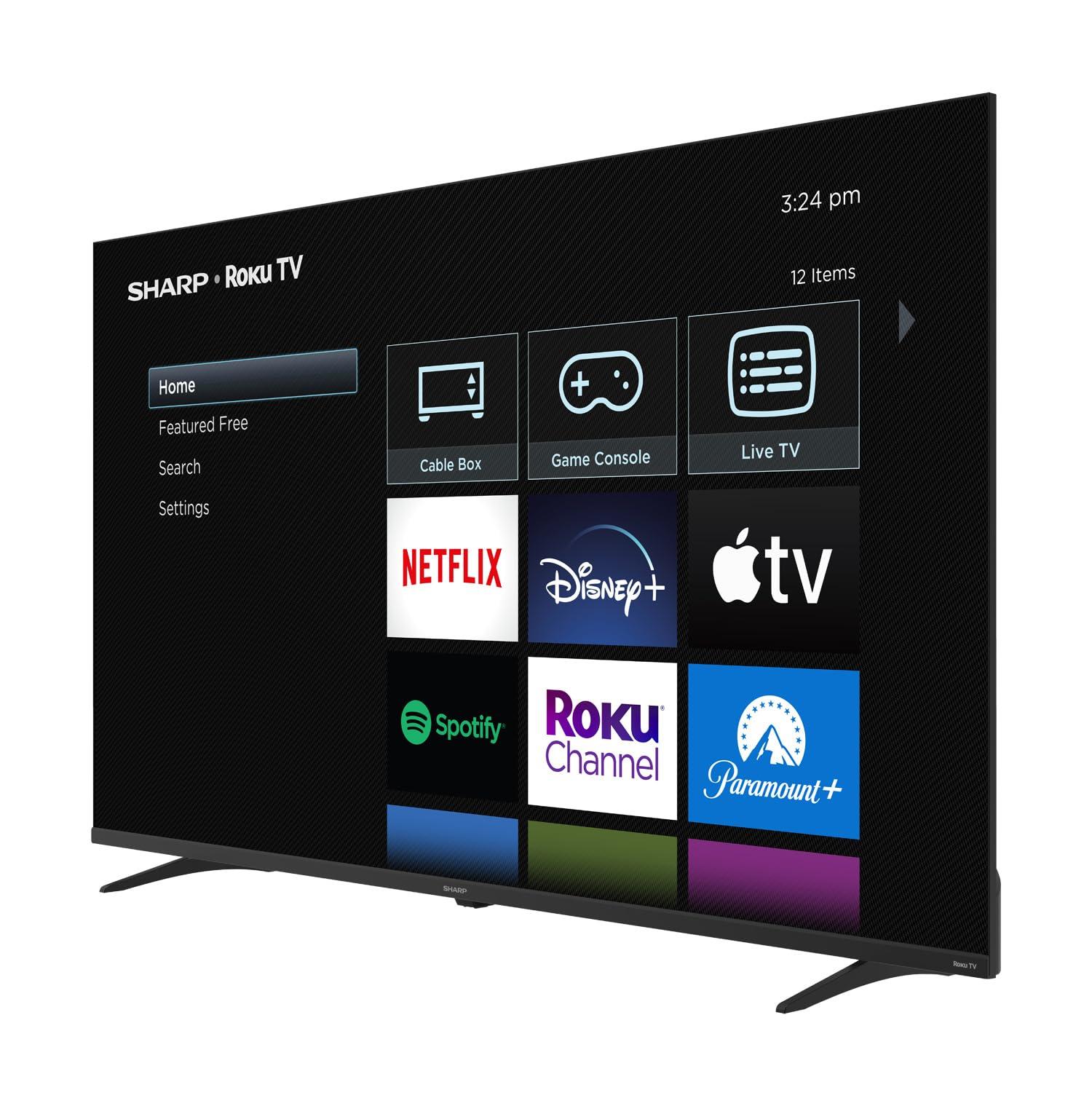 Sharp SHARP Roku TV 50" Class (49.51" Diag.) 4K Ultra HD with HDR10