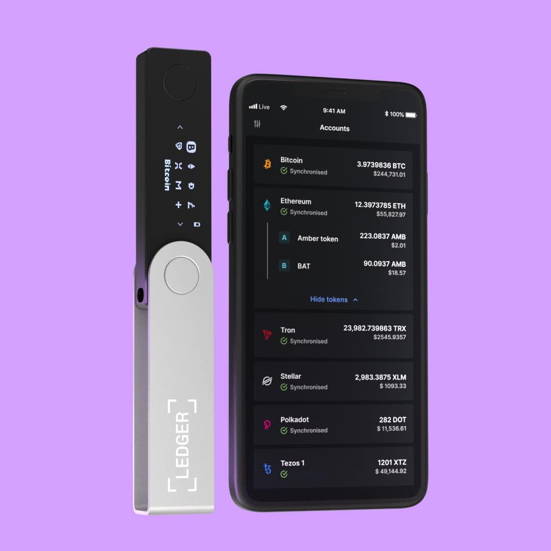 Ledger Ledger Nano X (Onyx Black) Crypto Hardware Wallet - Bluetooth - The best way to securely buy, manage and grow all your digital assets