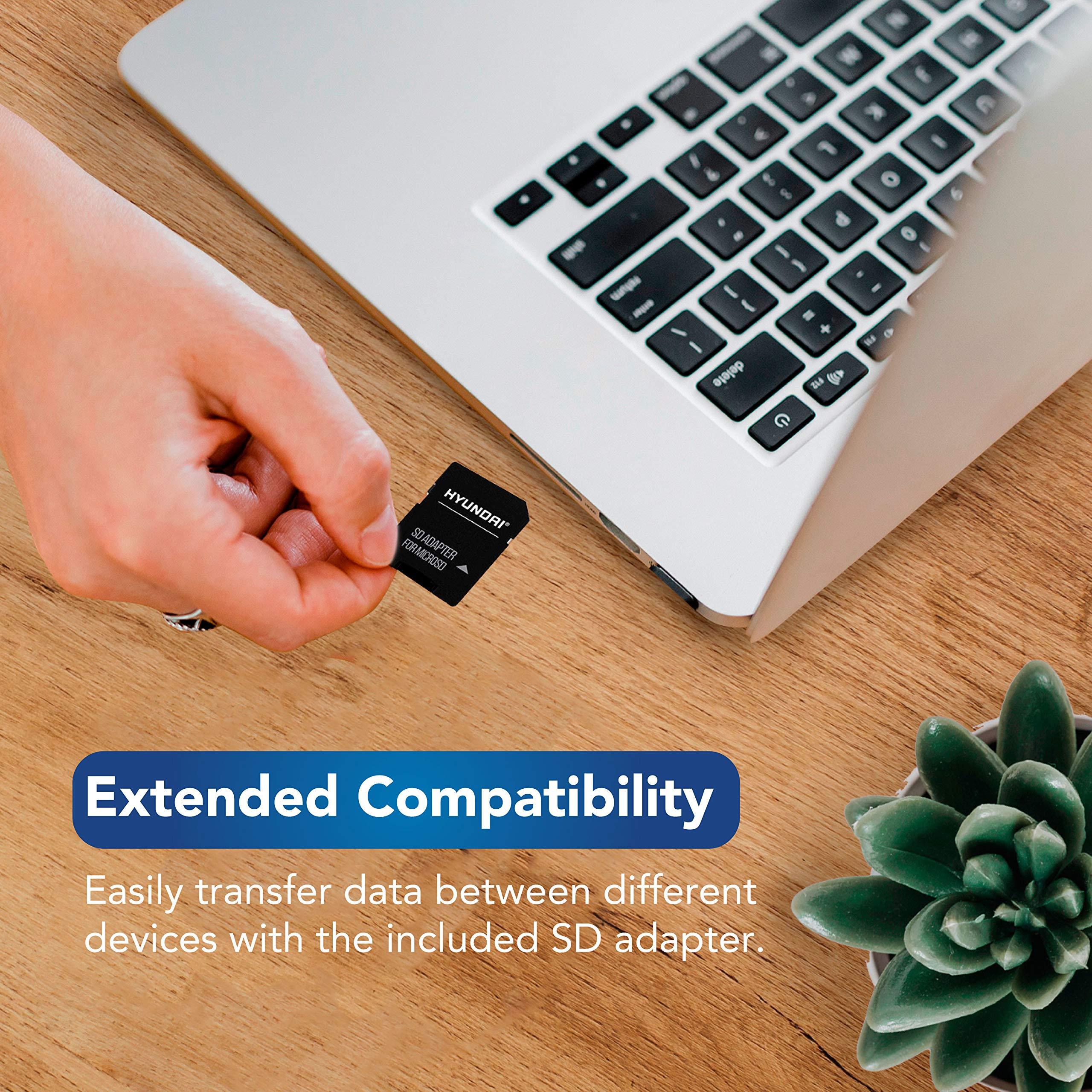 HYUNDAI Hyundai - 32GB Micro SD Card - Fast, High Speed for - Nintendo Switch - Phone - Tablets - Laptop - Camera and More - UHS-1, 95MB/s, U3, 4K, Ultra HD, A1, V30 (MicroSDXC) - SDC32GU3