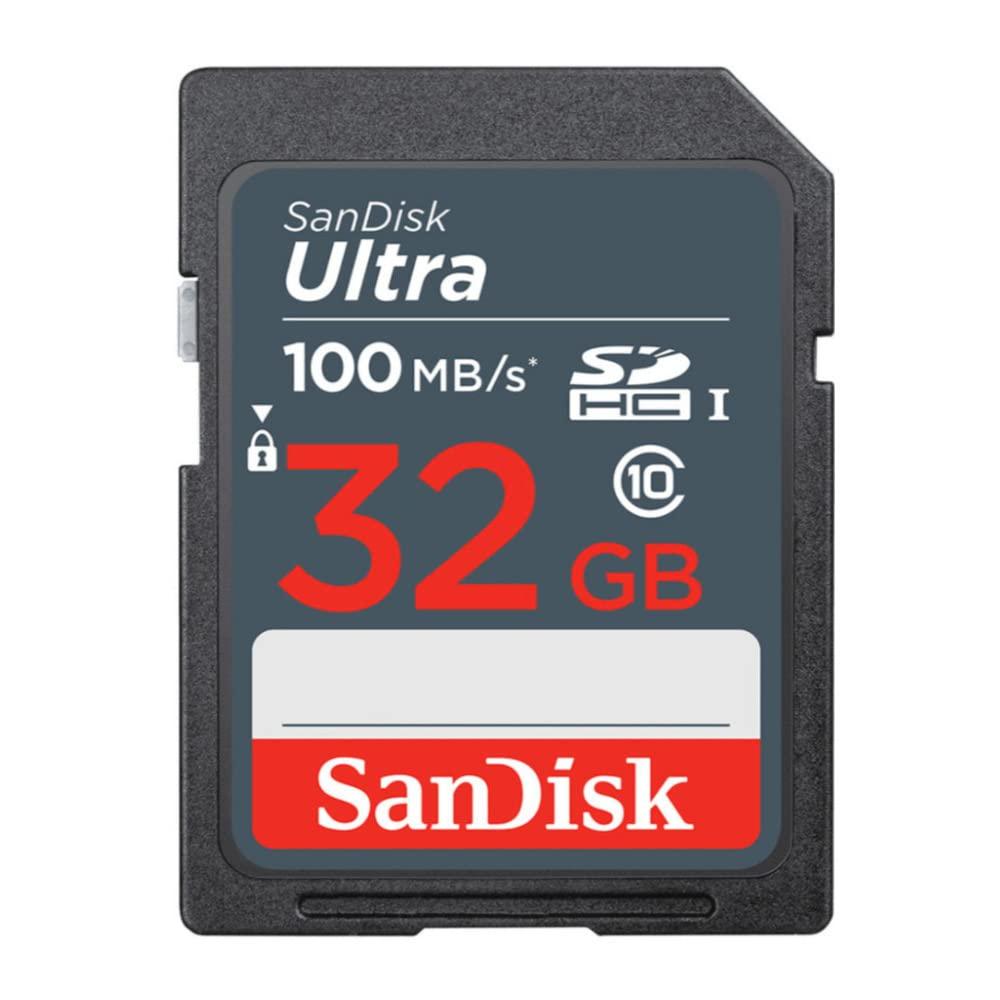 SanDisk SanDisk 32GB Ultra SDHC UHS-I Memory Card (20-Pack) Bundle with High Speed Card Reader (21 Items)