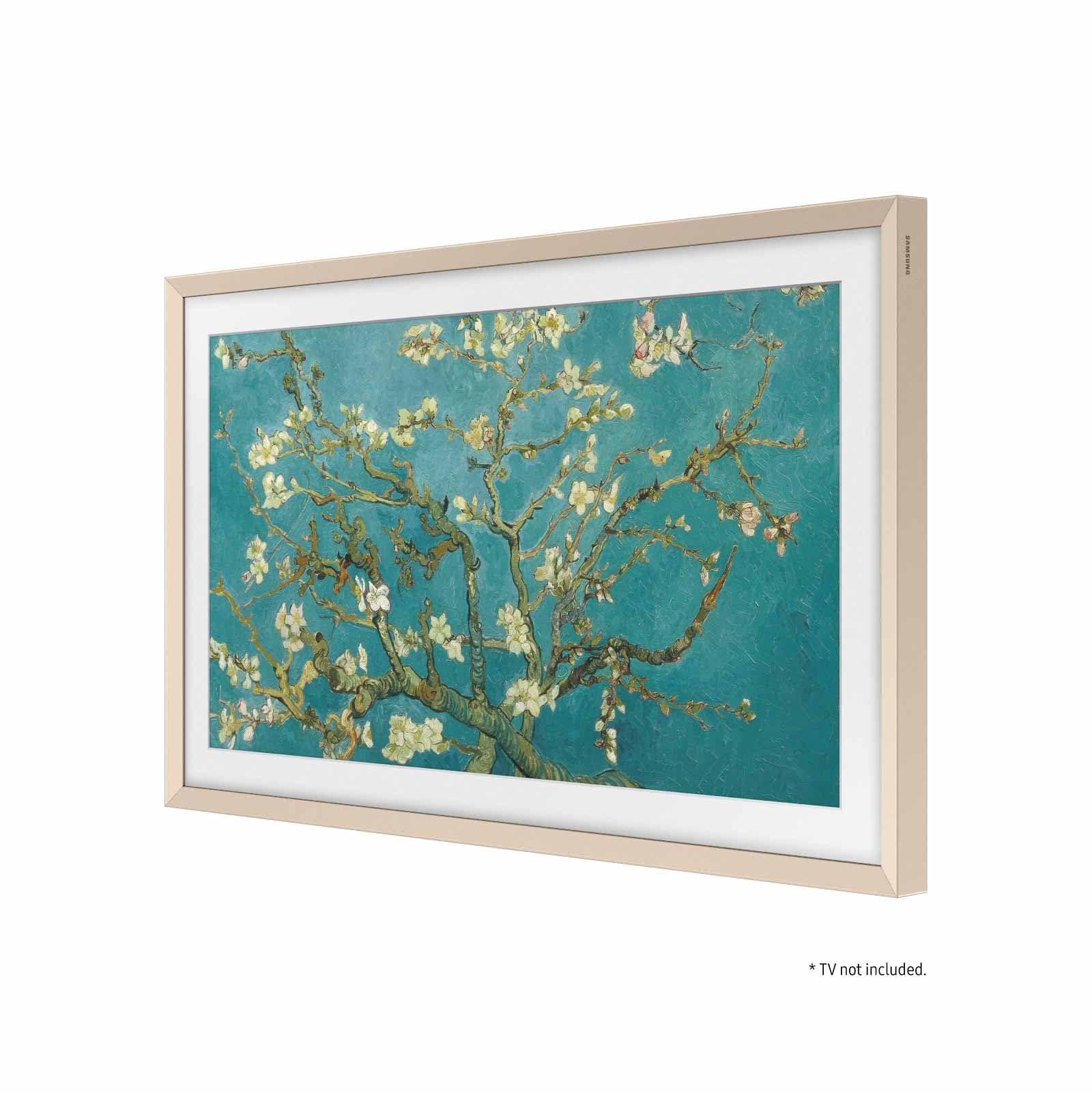 Samsung Samsung 43 The Frame TV Customizable Bezel, Magnetic, Quick and Easy Installation, VG-SCFC43SGMZA, 2023, Sand Gold Metal