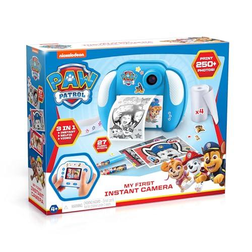 Canal Toys Paw Patrol My First Instant Camera; Photo, selfie, and video functions; Ink free printing; Frames and filters can be added digitally; Stickers and markers can be added after printing-Amazon Exclusive
