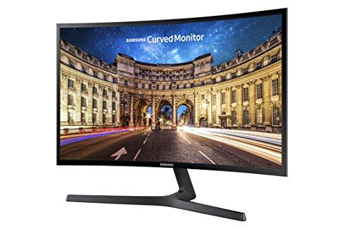 SAMSUNG SAMSUNG 27\" CF39 Series FHD 1080p Curved Computer Monitor, Ultra Slim Design, AMD FreeSync, 4ms response, HDMI, DisplayPort, VESA Compatible, Wide Viewing Angle, LC27F398FWNXZA, Black