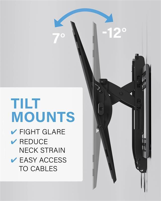 Sanus SANUS Advanced Tilt TV Wall Mount + Universal Extendable Soundbar Wall Mount