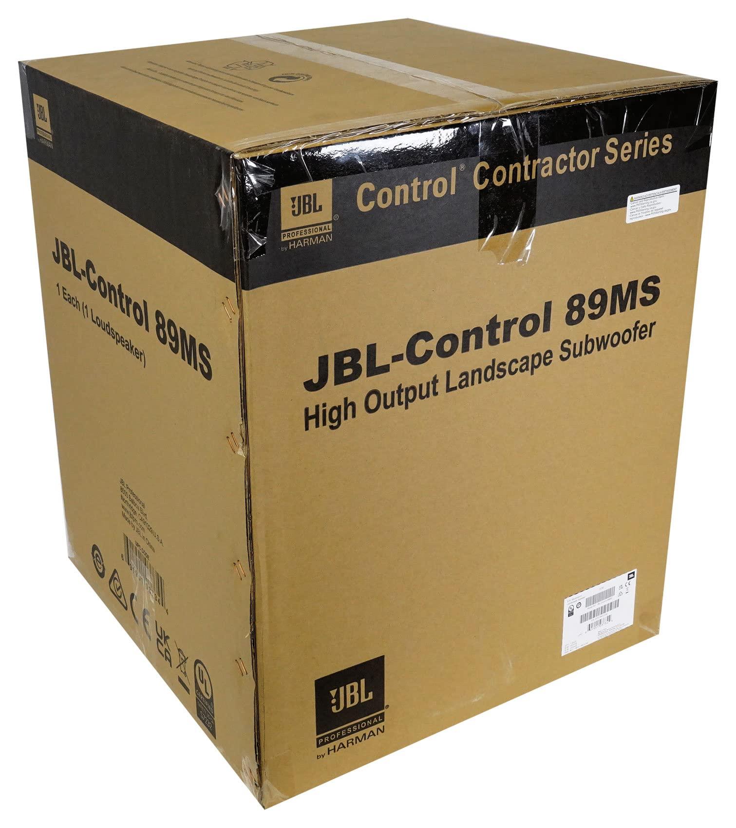 JBL JBL Professional JBL-Control 89MS 8 Inch above-Ground Outdoor Landscape Subwoofer. 8 Ohm or 70V Operation. Green