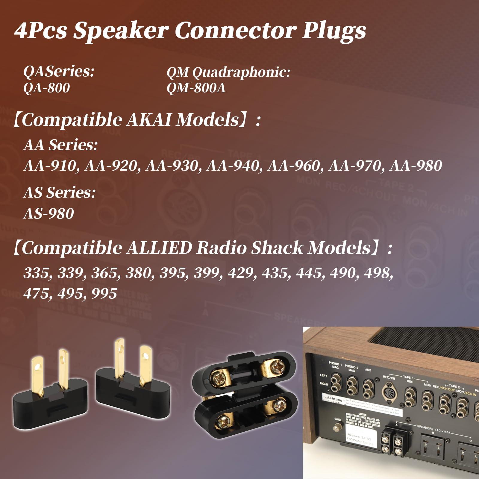 XYgdhqpt XYgdhqpt for Pioneer Speaker Plug Connectors SX-525 SX-626 SX-727 SX-828 SX-990 SX-1000 (4)