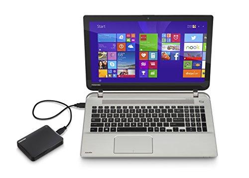 Toshiba Toshiba Canvio Connect II 2TB Portable Hard Drive, Black(HDTC820XK3C1)