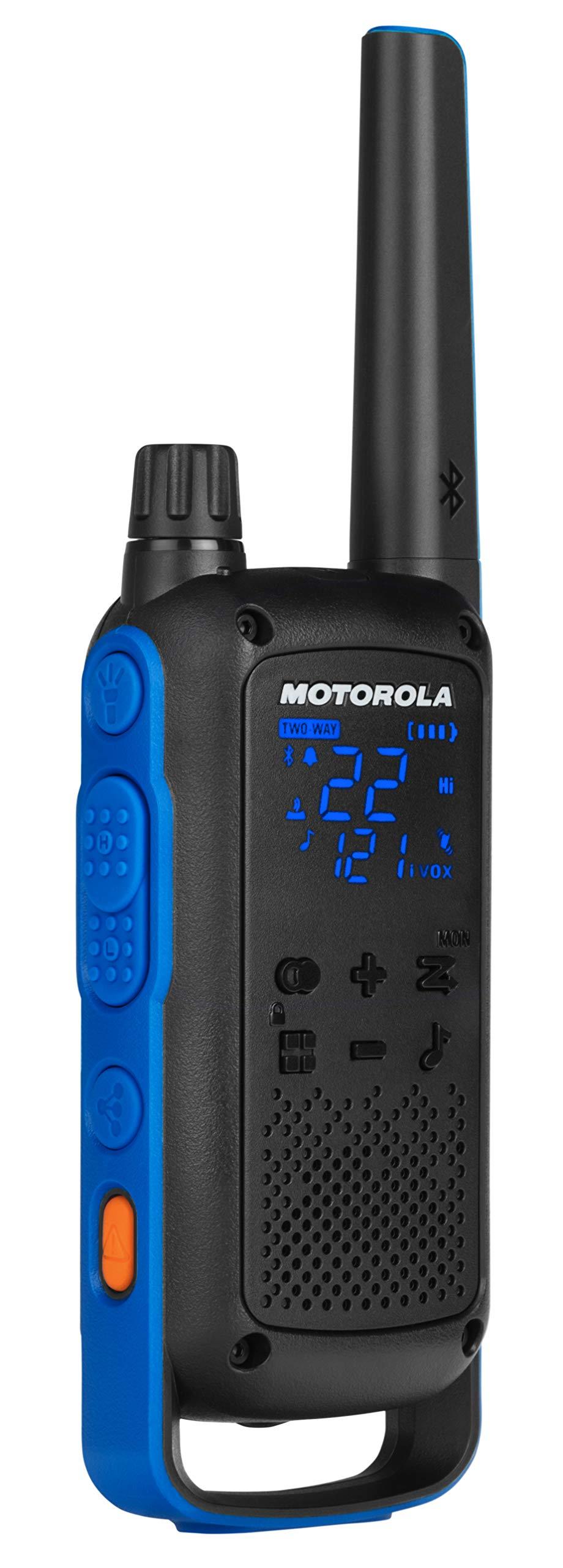 Motorola Solutions Motorola Talkabout T800 Two-Way Radios, 2 Pack, Black/Blue