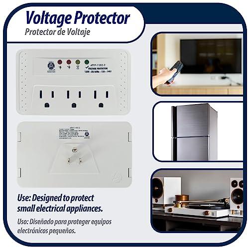 AP APPLI PARTS Appli Parts APVP-11EE3-2 120 V Voltage Surge Protector 50/60 Hz, 12 A, 140 joules for up to 3 Small Appliances