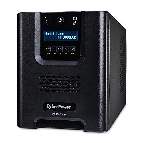 CyberPower CyberPower PR1000LCD Smart App Sinewave UPS System, 1000VA/1000W, 8 Outlets, AVR, Mini-Tower
