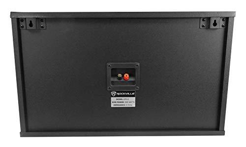 Rockville Pair RockvilIe KPS12 12" 1600w Speakers w/Wall Brackets for Restaurant/Bar/Cafe