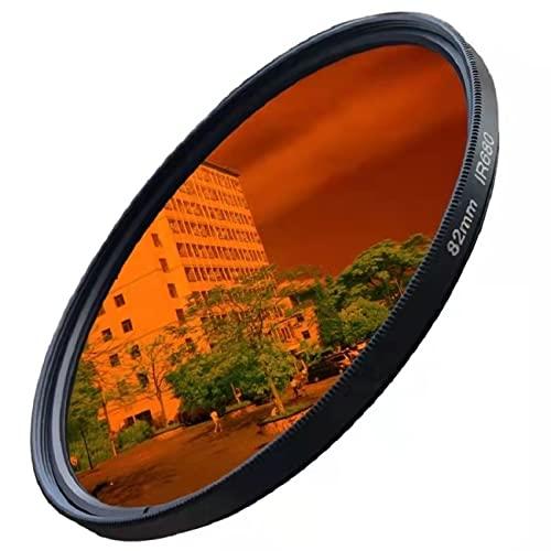 JTSF Infrared IR Filter 680nm 720nm 760nm 850nm 950nm X-RAY Infrared Filter for SLR DSLR Camera Lens (Caliber : 40.5mm, Color : IR590nm)