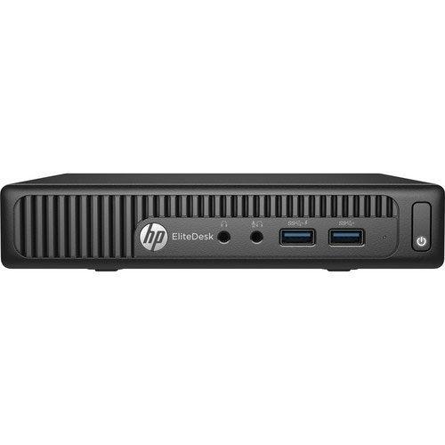 HP HP EliteDesk 705 G3 Mini Desktop, 8 GB RAM, 256 GB SSD, AMD Radeon R7, Black (Y4E54UT#ABA)