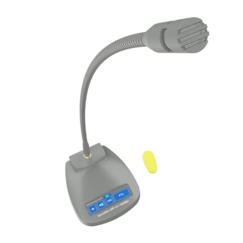 SpeechWare YBS SpeechWare 1-in-1 TableMike USB Gooseneck Microphone with a Proprietary Speech Equalizer and Push-to-Lock Button, 371509