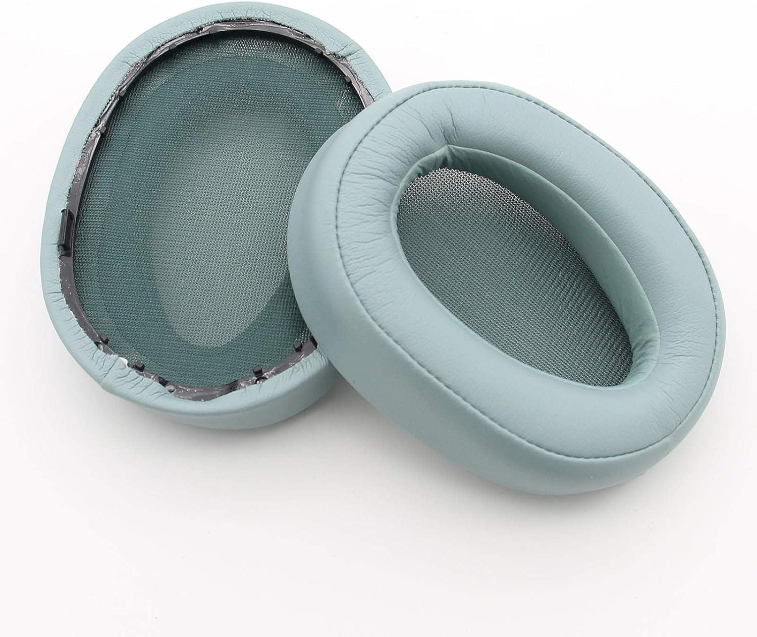 AIKKAUK Replacement Ear Pads Compatible with Sony MDR-100A MDR-100AAP MDR-H600A Headphones Made of Soft Protein Leather Combined with Memory Foam, Replacement Ear Pads for Repair Accessories (Mint Green)