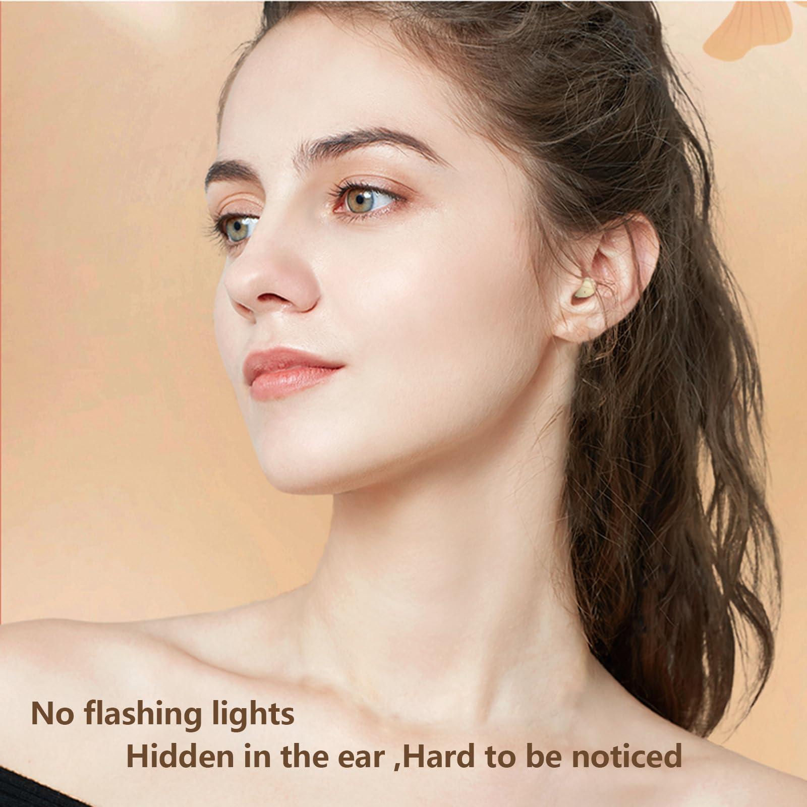 Xmenha Xmenha Mini Invisible Earbuds Wireless Bluetooth Low Profile Micro Tiny Smallest Discreet Sleeping Sleep Earbuds for Small Ear Canals Sleep Sleeping Invisible Ear Buds Mini Discreet Headphones