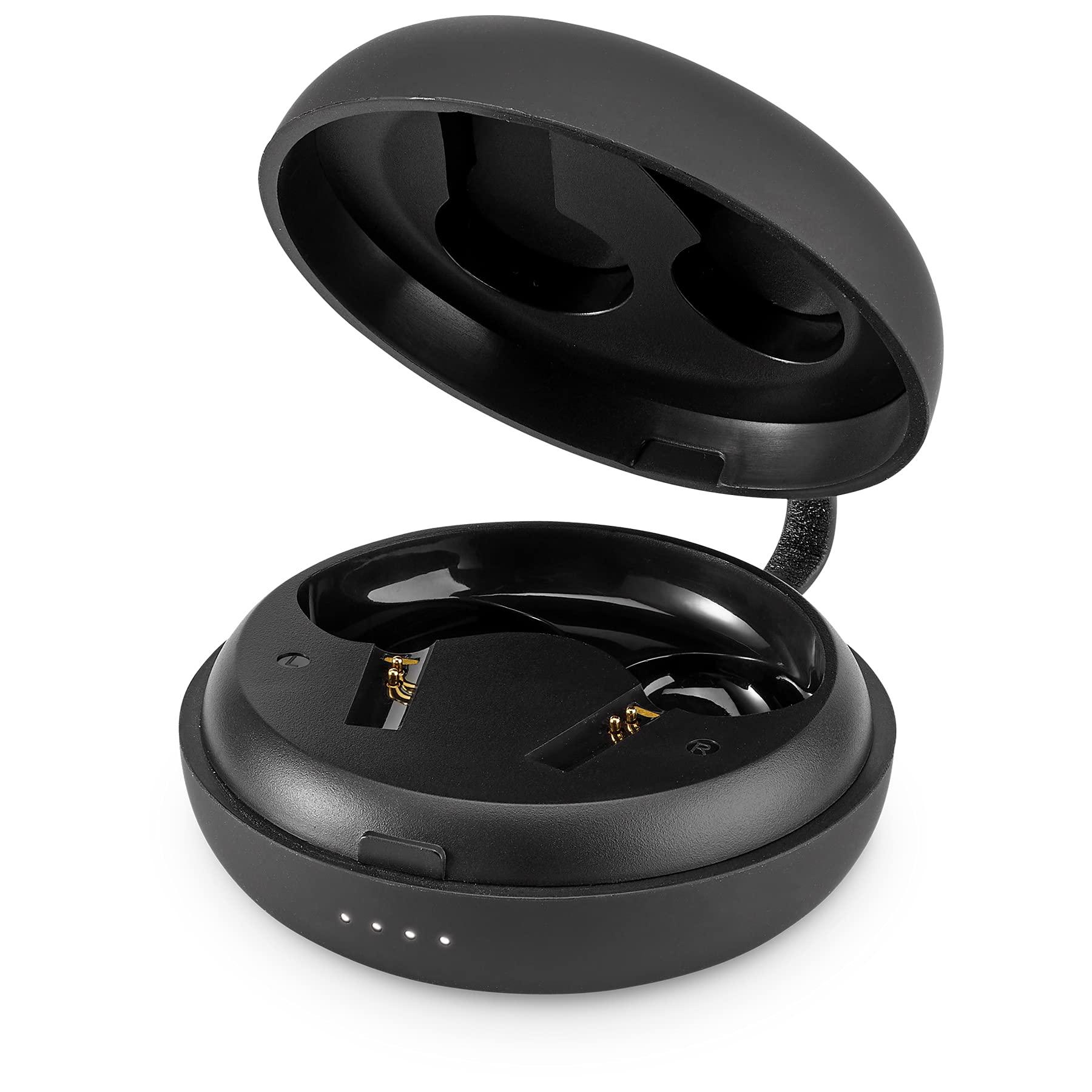 iLive iLive Truly Wire-Free Earbuds with Active Noise Canceling, Charging Case, Includes 3 Set of Ear Tips, Black (IAEBT600B)