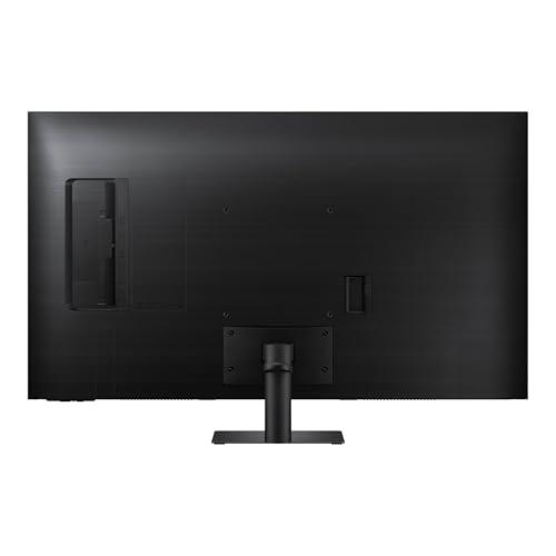 SAMSUNG SAMSUNG 43-Inch M7 (M70D) Series 4K UHD Smart Monitor, Speakers, HDR10, USB-C, Multiple Ports, Gaming Hub, SolarCell Remote, Vision Accessibility Tools, LS43DM702UNXGO, 2024, Black