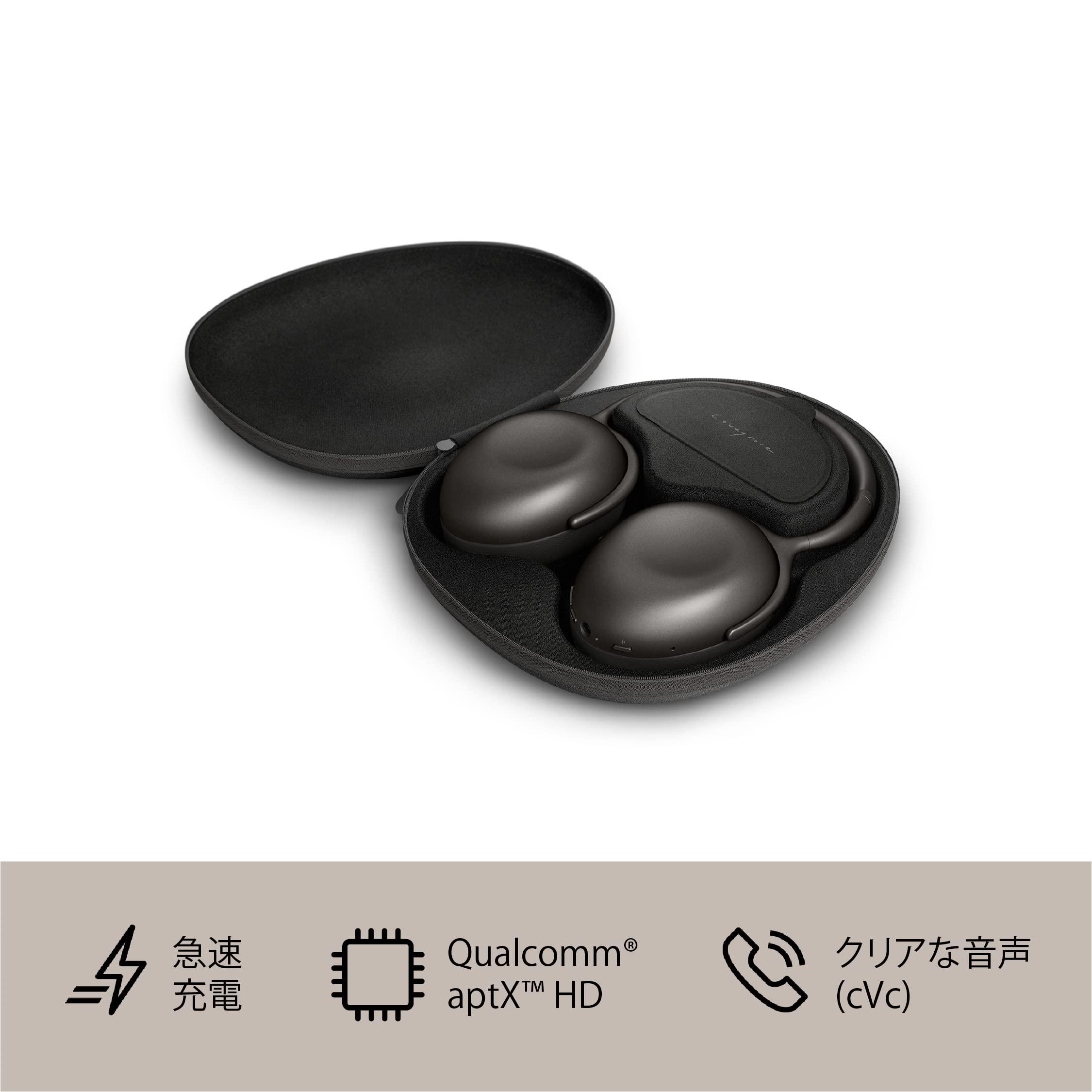 KEF KEF Mu7 Noise Cancelling Wireless Headphones (Charcoal Grey), Adjustable