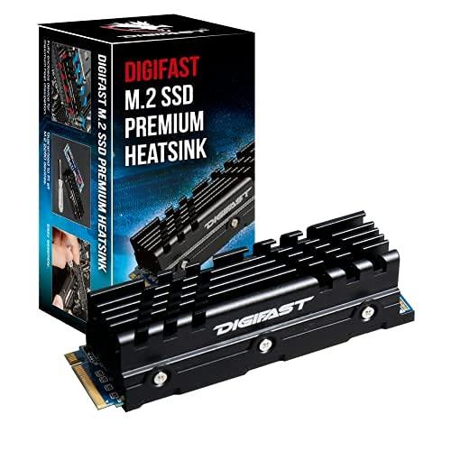 Digifast Digifast M.2 2280 SSD Premium Heatsink - Black
