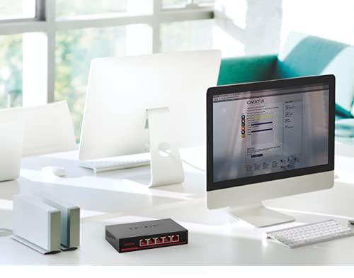 Asustor Asustor ASW205T 5 Port 2.5G Unmanaged Ethernet Network Switch, Plug and Play, Wall-Mount