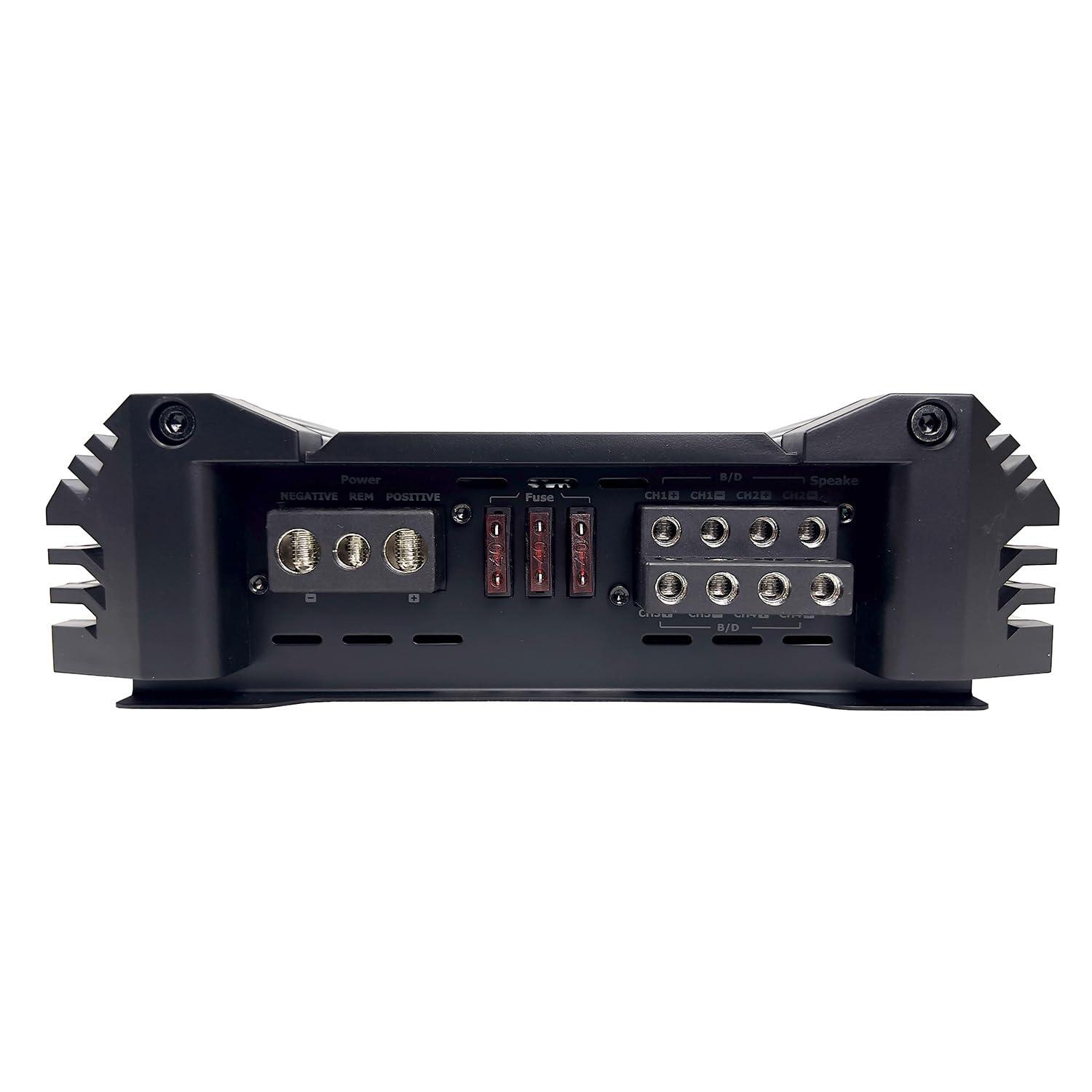 ORION Orion XTR Series XTR1000.4 High Power Class A/B 4-Channel Amplifier - 1000W RMS, 2/4 Ohm Stable, High/Low Pass Crossover, Bass Boost Control, MOSFET Power Supply, Bass Knob Included, Made in Korea