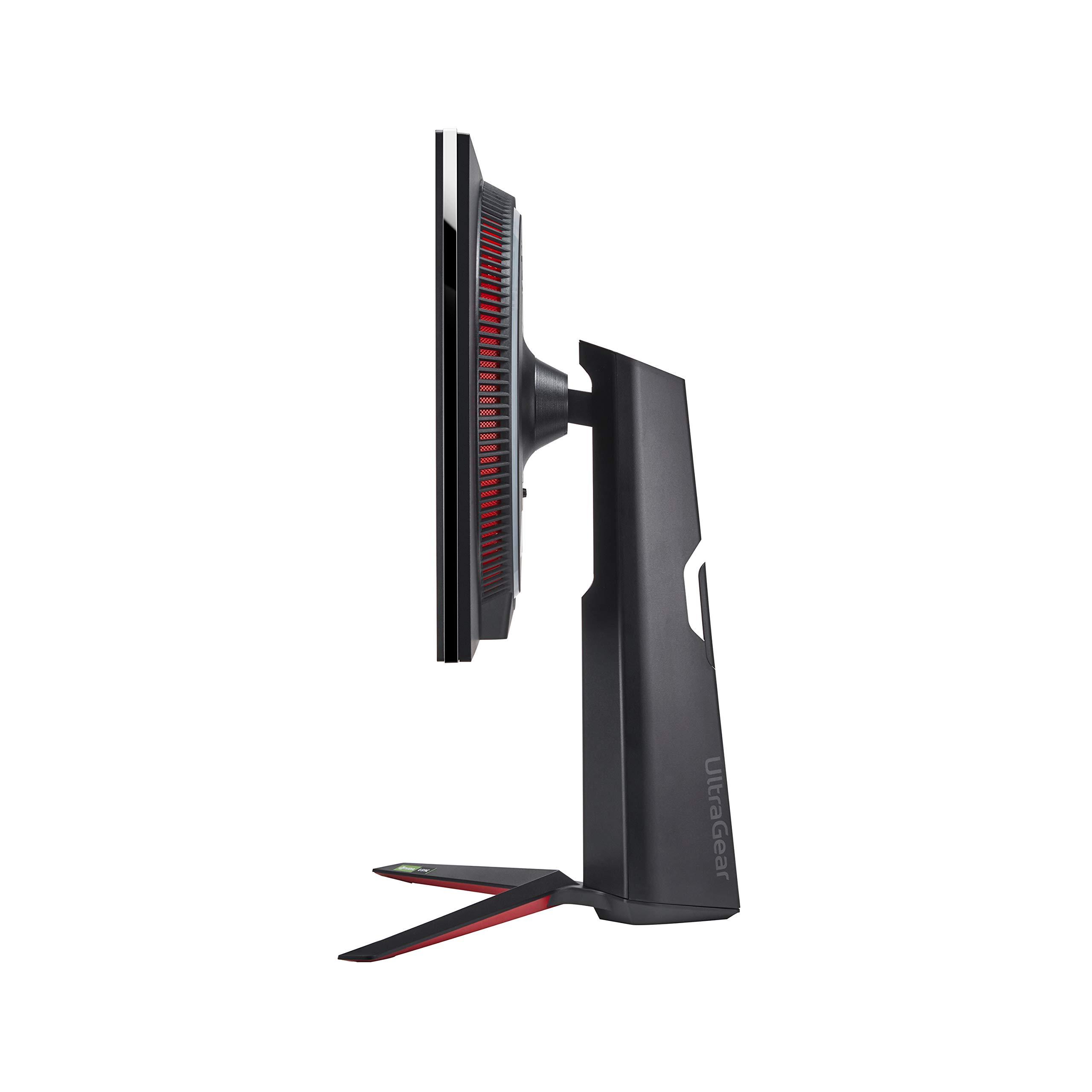 LG LG 27GN950-B UltraGear Gaming Monitor 27 UHD (3840 x 2160) Nano IPS Display, 1ms Response Time, 144Hz Refresh Rate, G-SYNC Compatibility, AMD FreeSync Premium Pro, Tilt/Height/Pivot Adjustable Stand