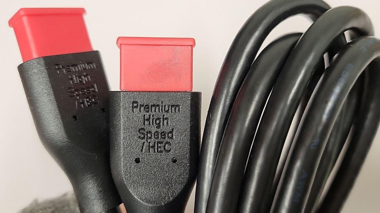 generic generic OEM Part HDMI Cord - 4K Ultra HD HDMI Cable Compatible with Samsung UN55NU7090PXPA, Black