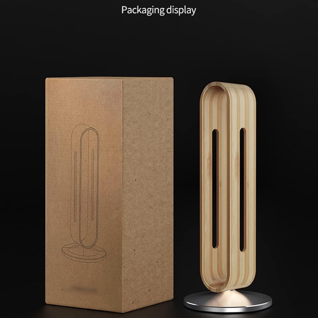 Y-kaiwen Bamboo Headphone Stand Heavy Metal Base Headphone Desk Gaming Headset Stand for All Headphone Sizes (Color : Natural, Size : 23.5 * 9.4 * 4.5cm)