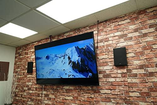 Rockville Rockville 2 RockSlim Black Home Theater 5.25" 240w Easy Wall Mount Slim Speakers