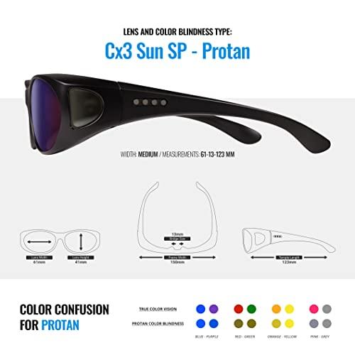 Enchroma Enchroma Color Blind Glasses - Avalon - Color Correcting & Enhancing Glasses Outdoor Use for Protan Color Blindness