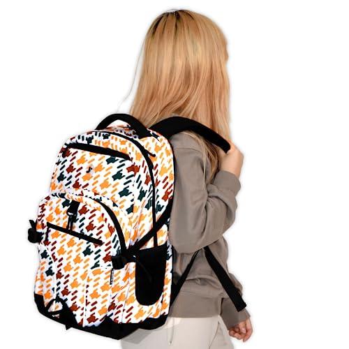 J World New York J World New York Atom Multi-Compartment Laptop Backpack, Black, 18.5 X 13 X 7.5 (H X W X D)