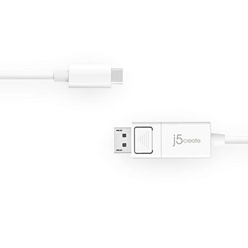 j5create J5 Create 4' USB Type-C Male to 4K DisplayPort Male Cable